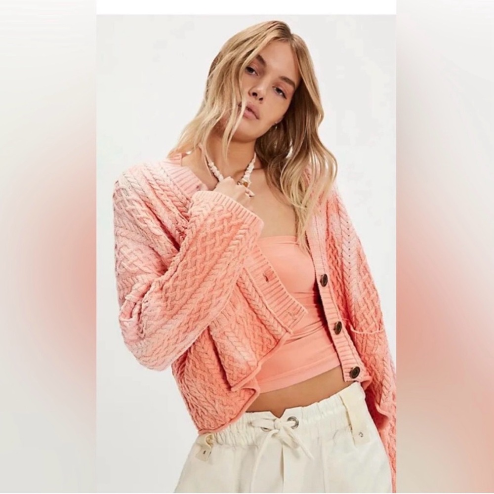 Free People Washed Ashore Cardi NWT